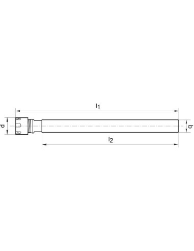 Portapinzas Weldon 20mm ER20x200 FORTIS