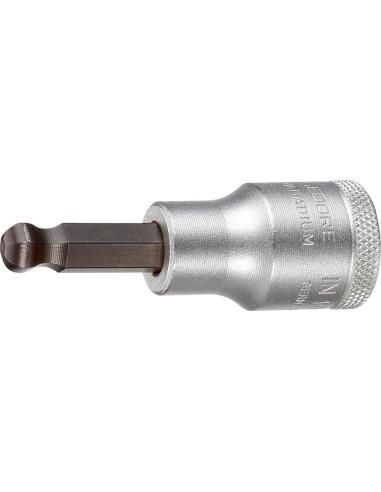 Punta para destornillador1/2 hembra hex con cabeza esférica 8x60mm GEDORE