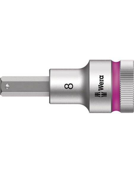 Punta para destornillador1/2 hembra hex con función retención 8x60mm Wera