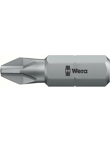 Punta dureza tenaz 1/4 DIN3126C6,3 PH2x25mm Wera
