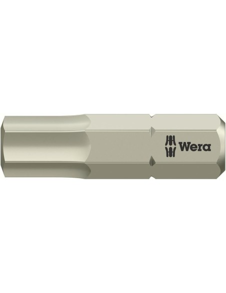Punta inoxidable 1/4 DIN3126C6,3 hembra hex 6x25mm Wera