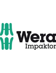 Punta Impaktor 1/4 DIN 3126 C6,3 hembra hexagonal 5x25mm Paquete 10 uds Wera 2