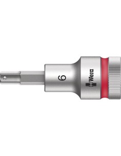 Punta para destornillador1/2 hembra hex con función retención 6x60mm Wera