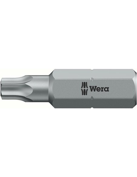 Punta dureza tenaz 1/4 DIN3126C6,3 T6x25mm Wera