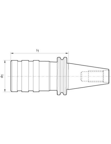 Portamachos de cambio rápido 69871A M14-33 SK40FORTIS
