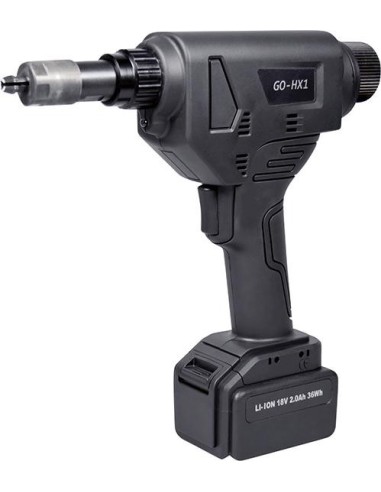 Punzonadora hex. a bat. GO-HX 1 en maletín 2Ah 36W 2x batería y cargador M4-8 Goebel