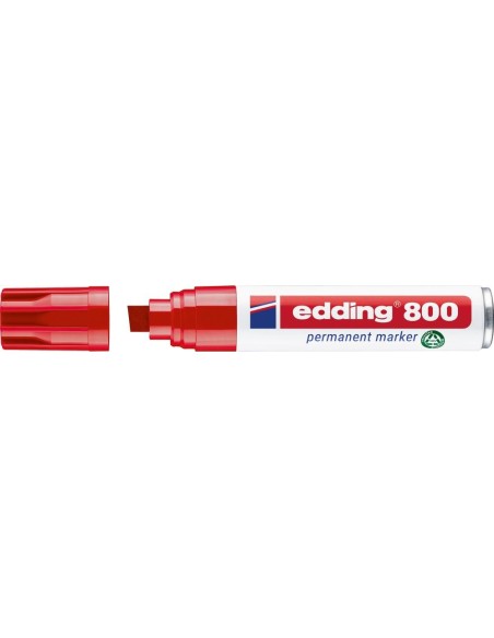 Rotulador permanente 800 roja edding