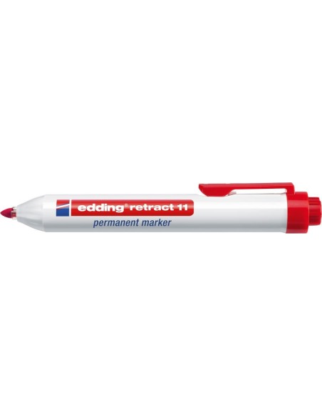 Rotulador permanente 11 roja edding