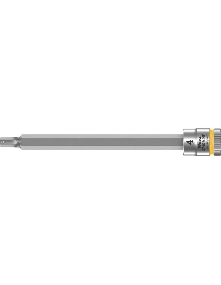 Punta para destornillador1/4 hembra hex con función retención 4x100mmWera