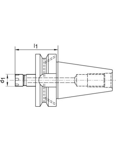 Portapinzas Mini SK50 ER25M FORTIS