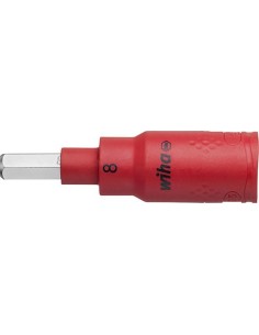 Punta para destornillador3/8 hembrahexagonal VDE 8x75mm Wiha