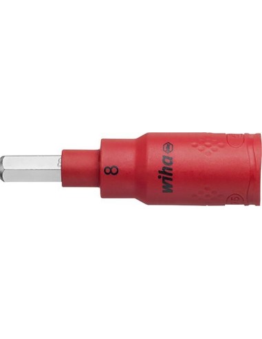 Punta para destornillador3/8 hembrahexagonal VDE 8x75mm Wiha