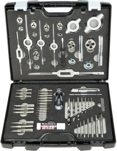 Útil de roscar, juego HSS61 pzas M3-M12 EXACT
