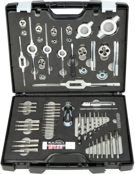 Útil de roscar, juego HSS61 pzas M3-M12 EXACT
