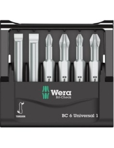 Jgo puntas Bit-Check 6 universal 1 Wera