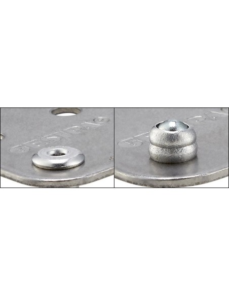 Remache ciego polivalentealu cabeza bombeada 4x13mm GESIPA