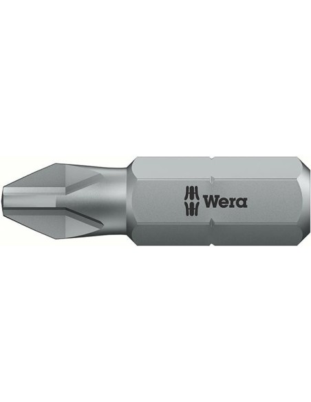 Punta dureza tenaz 1/4 DIN3126C6,3 PH0x25mm Wera