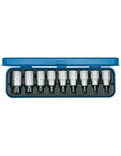 Jgo puntas destornillador1/2 T20 hasta T60 9 unidades GEDORE