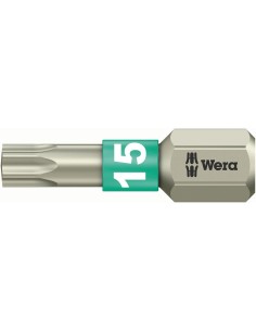 Punta inoxidable 1/4 DIN3126C6,3 T15x25mm Wera