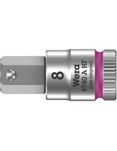 Punta para destornillador1/4 hembra hex con función retención 8x28mm Wera