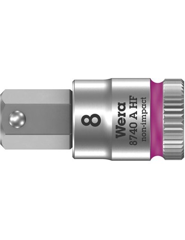 Punta para destornillador1/4 hembra hex con función retención 8x28mm Wera