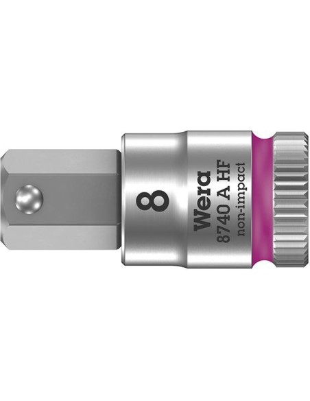 Punta para destornillador1/4 hembra hex con función retención 8x28mm Wera