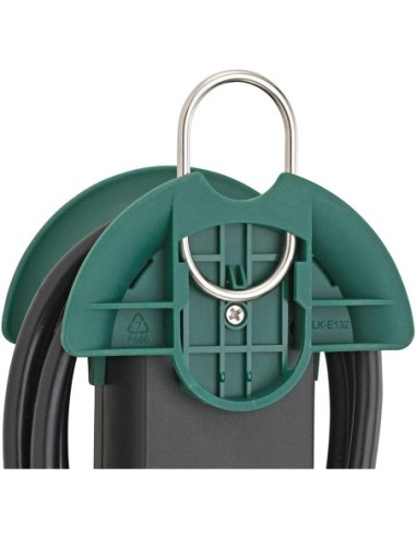 Regleta de 5 enchufes H05VV-F3G1,5 3m Bobinadory gancho FORTIS