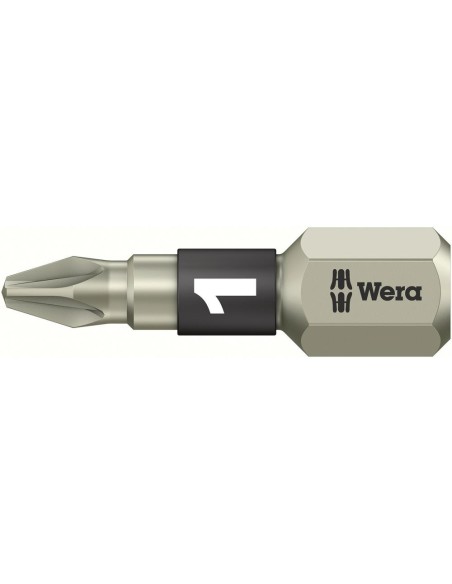 Punta inoxidable 1/4 DIN3126C6,3 PZ1x25mm Wera