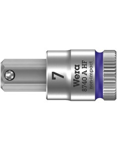 Punta para destornillador1/4 hembra hex con función retención 7x28mm Wera
