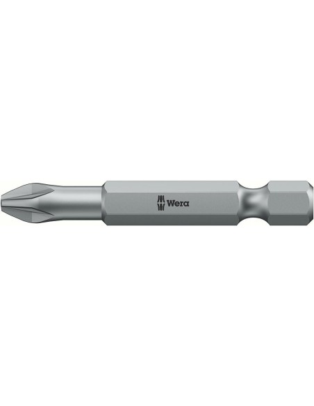 Punta dureza tenaz 1/4 DIN3126E6,3 PZ2x50mm Wera