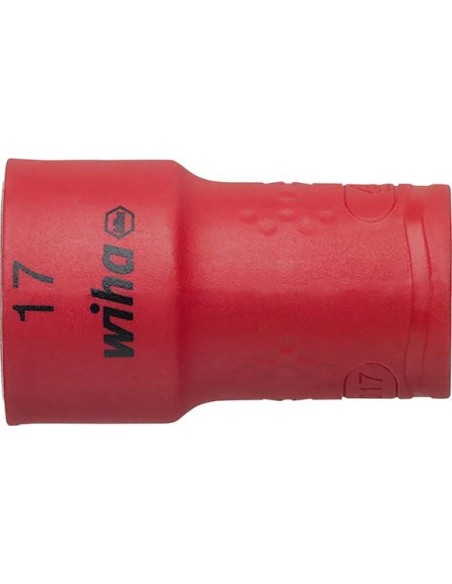 Pieza llave de vaso hexagonal 3/8 17mm VDE Wiha