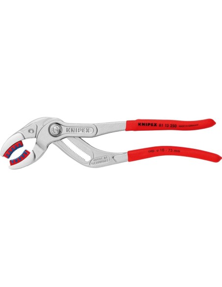 Alicates de precisión para sifón con mordazas cromadas 250mm KNIPEX
