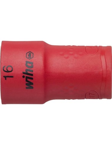 Pieza llave de vaso hexagonal 3/8 16mm VDE Wiha