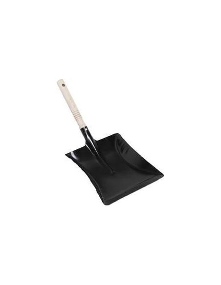 Recogedor de metal Negro 22 cm de ancho