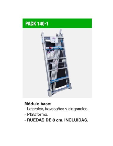 PACK-140-1 | Módulo base para andamio RAPIDO 140