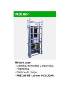 PACK-160-1 | Módulo base para andamio RAPIDO 160
