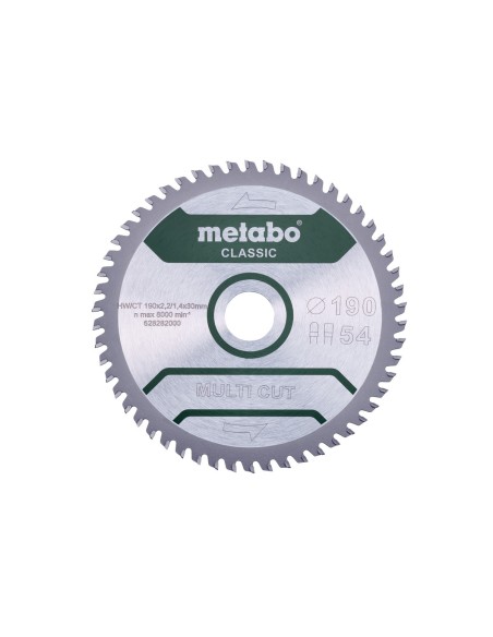 Hoja de sierra multi cut - classic, 190x30 D54 DP/DT 5° /B (628663000)