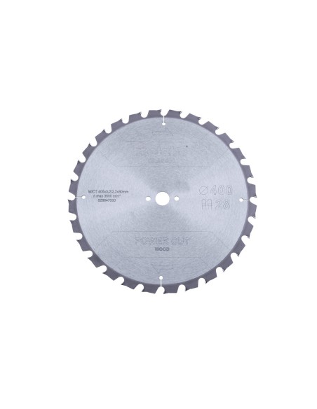 Hoja de sierra power cut wood - classic, 400x3,2/2,2x30 Z28 TZ 15° (628647000)