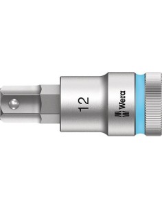 Punta para destornillador1/2 hembra hex con función retención 12x60mmWera