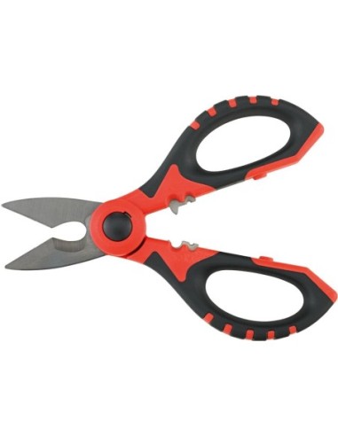 Tijeras para electricista160 mm, anillos 2K filo de corte microserrado