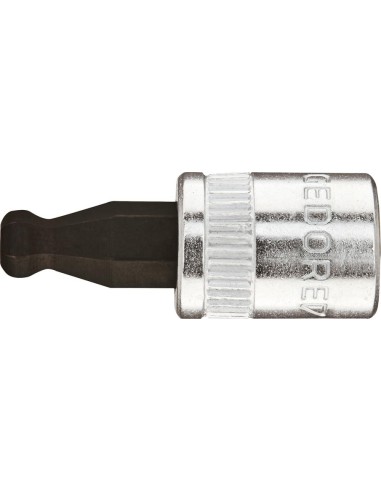 Punta para destornillador1/4 hembra hex con cabeza esférica 6x28mm GEDORE