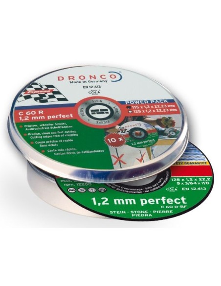 Pack de discos de corte C 60 R Perfect Express (10 uds. en caja metálica)