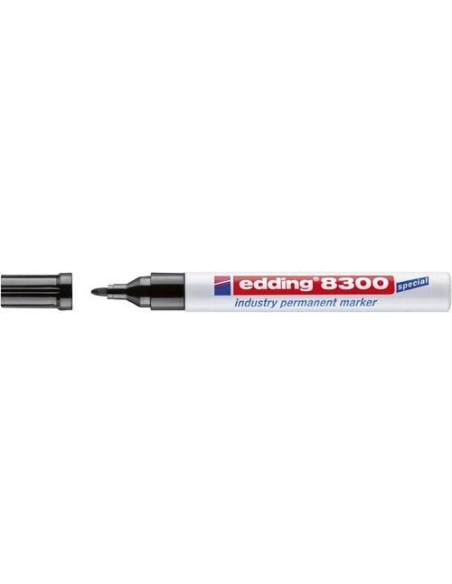 Marcador permanente industrial 8300 negro edDINg