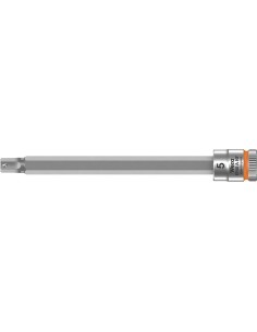 Punta para destornillador1/4 hembra hex con función retención 5x100mmWera