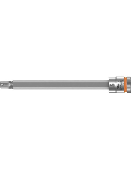 Punta para destornillador1/4 hembra hex con función retención 5x100mmWera