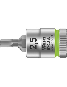 Punta para destornillador1/4 hembra hex 2,5x28mm Wera