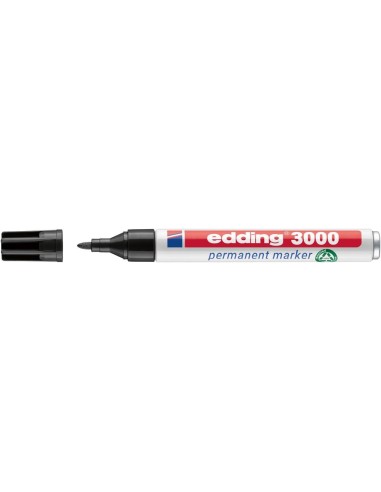 Rotulador permanente 3000negro edding