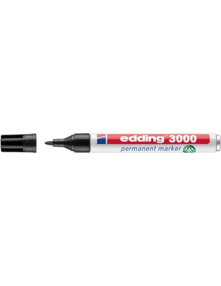 Rotulador permanente 3000negro edding