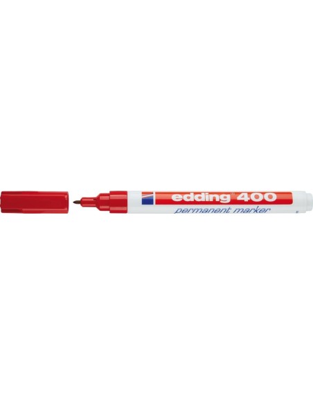 Rotulador permanente 400 roja edding