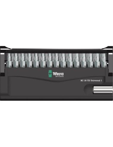 Jgo puntas Bit-Check 30 TX universal 1 Wera